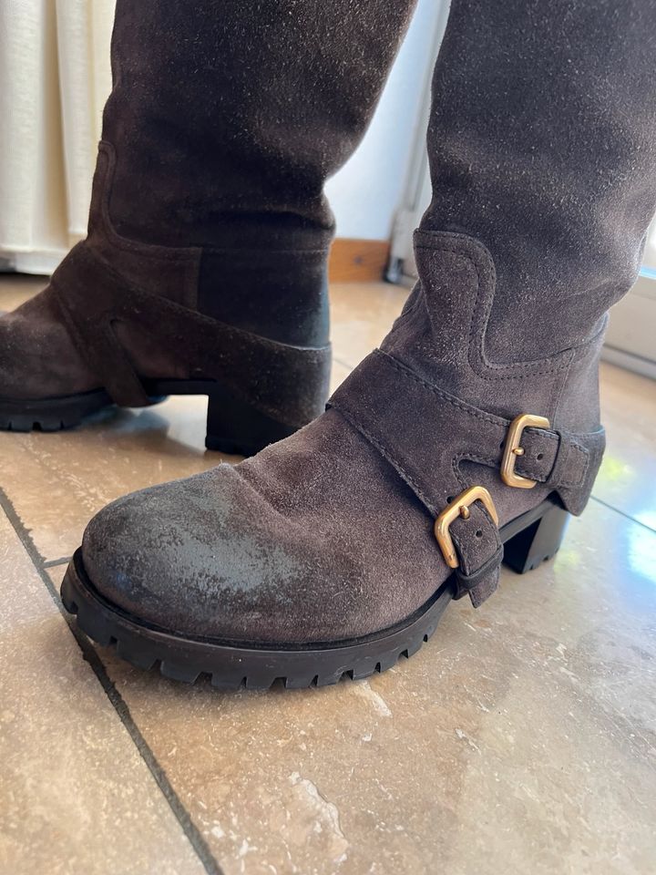 Stiefeletten Prada Gr.36,5 ( passt für 37) in Wiehl