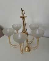 Vintage Kronleuchter Lampe Messing vergoldet Hessen - Kassel Vorschau