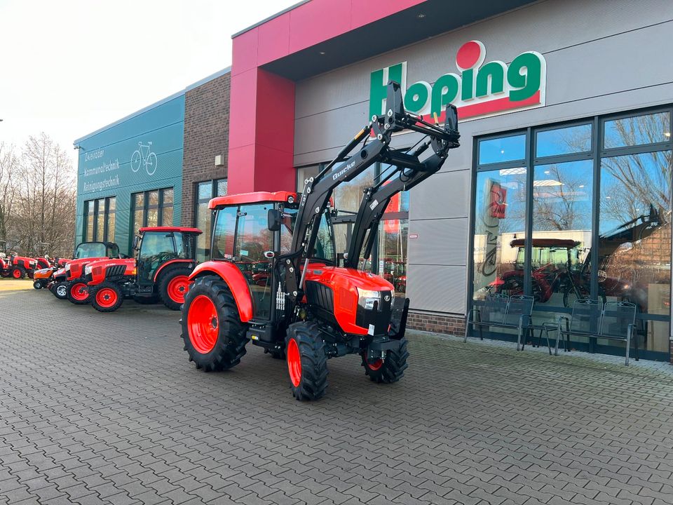 Kompakttraktor Kubota L1-522 mit Kabine und Frontlader in Bakum