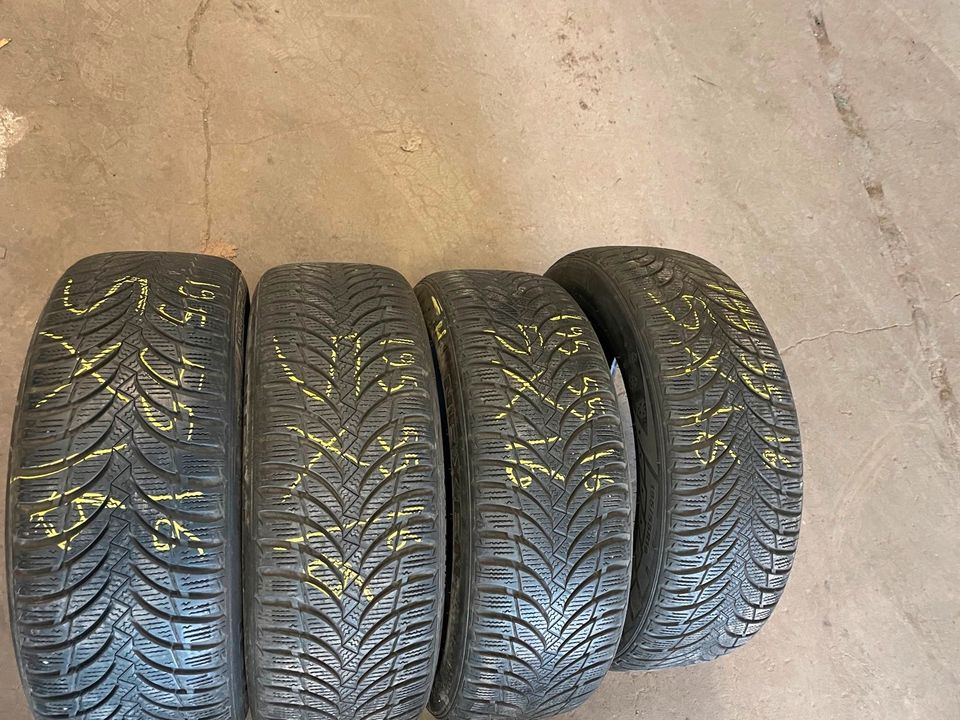 4x Winterreifen M+S Nexen 195/55R16 87T Inkl.Mont in Dortmund