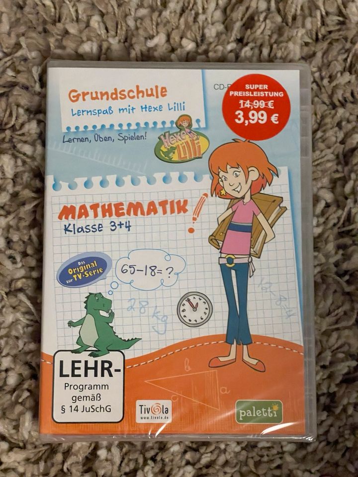 Lernsoftware Lernspaß mit Hexe Lilli Mathematik Klasse 3 + 4 in Schlierbach