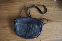 Vintage Handtasche wie neu retro muster athrazit klein Clutch Niedersachsen - Bückeburg Vorschau