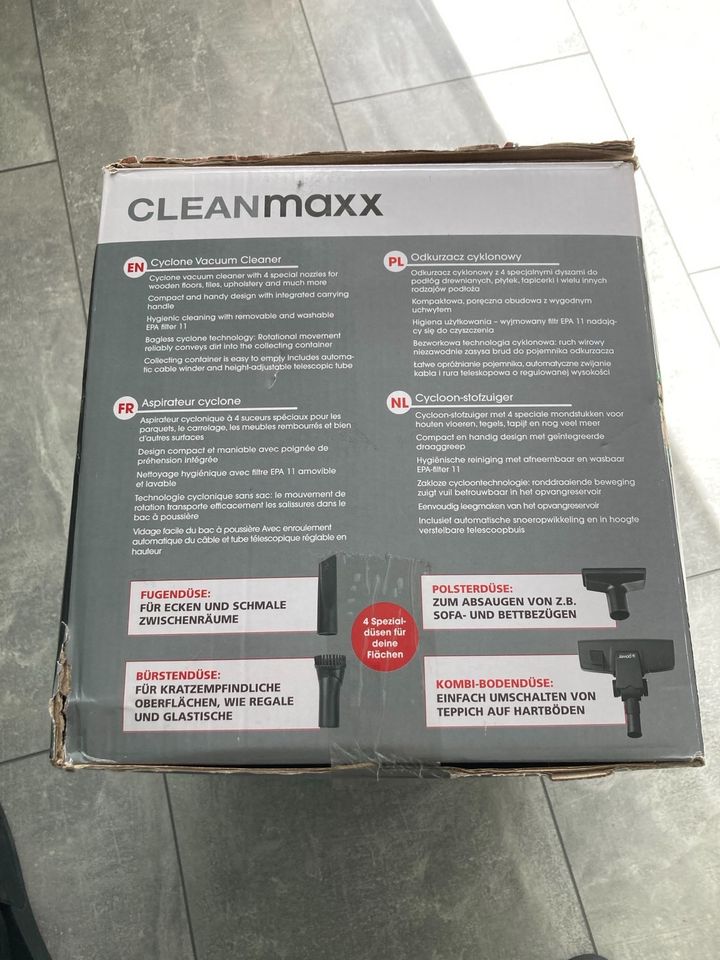 CLEANmaxx Zyklon-Staubsauger 800 Watt beutellos/Top Zustand! in Gersthofen