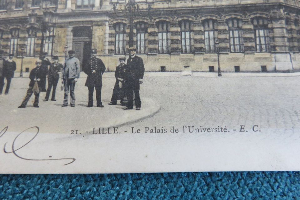 Alte Ansichtskarte Postkarte Frankreich Lille Le Palais Universit in Eging am See