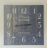 Vintage Wanduhr "Antiquités de Paris", analog, 57x57cm Nordrhein-Westfalen - Monheim am Rhein Vorschau