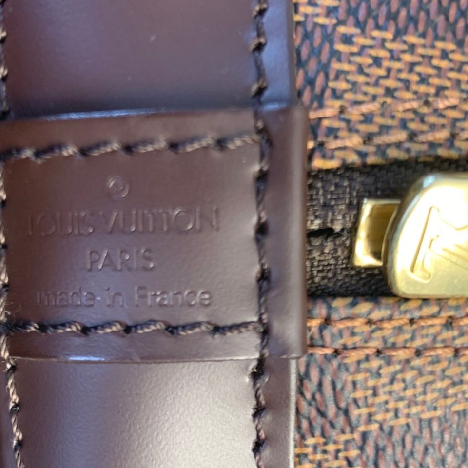 LOUIS VUITTON ALMA PM HENKELTASCHE AUS DAMIER EBENE CANVAS in Darmstadt