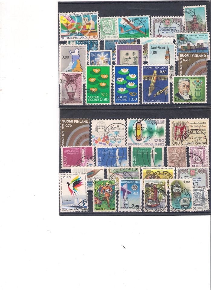 38 Briefmarken Finnland gestempelt (Lot 6) in Berlin