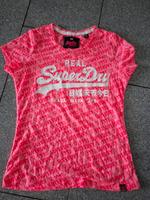 t-shirt von super dry gr.m neon pink Nordrhein-Westfalen - Herten Vorschau