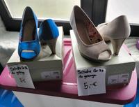 Pumps Schuhe Damen Gr. 38 wie neu 1x getragen Blau Beige Hessen - Mörlenbach Vorschau