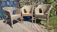 Gartenmöbel Rattan Stühle 3 Stck ältere Modelle Schleswig-Holstein - Lübeck Vorschau