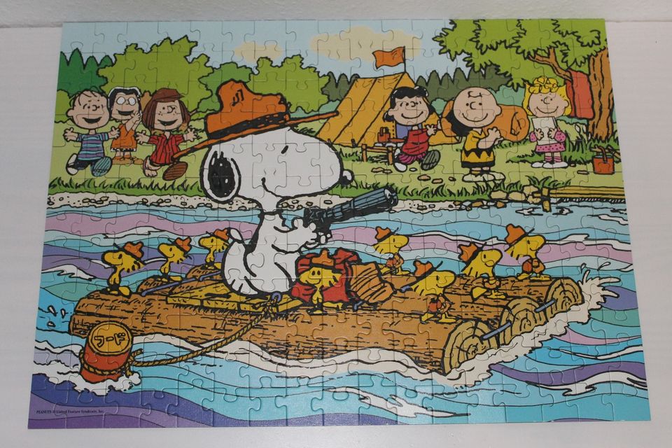 Puzzle - Snoopy / Peanuts Floßfahrt - 200 Teile von Ravensburger in Offenbach