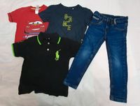 Kleines Bekleidungspaket in Größe 110: Jeanshose; T-Shirts Nordrhein-Westfalen - Lüdenscheid Vorschau