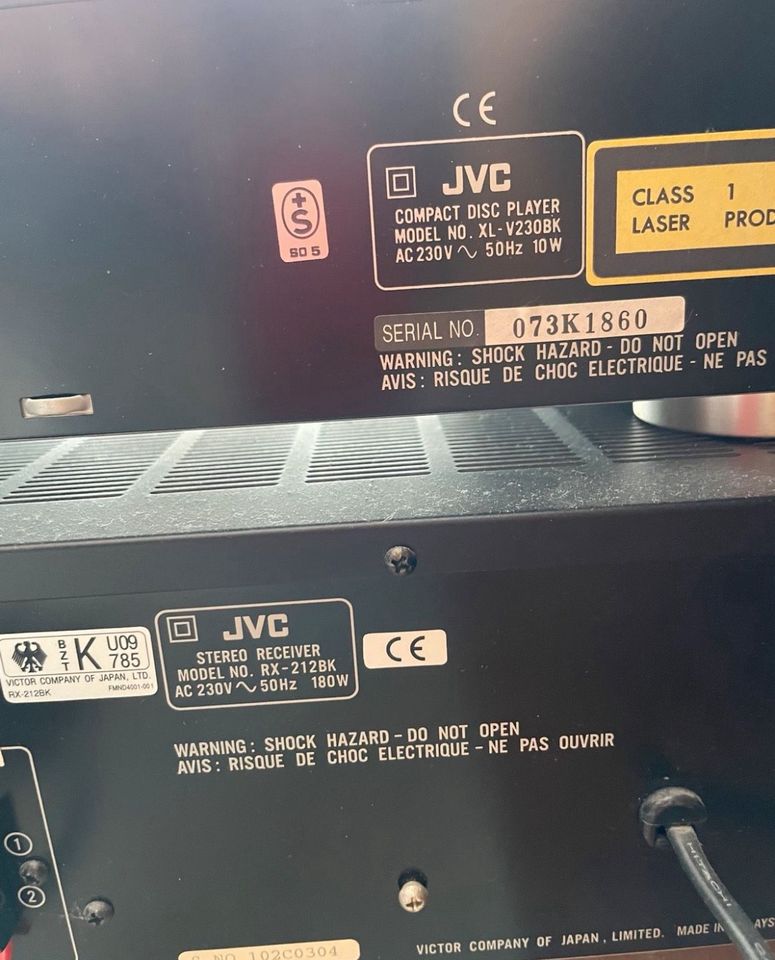 JVC Compact Disc Player , JVC Stereo Receiver Markenware in Pforzheim