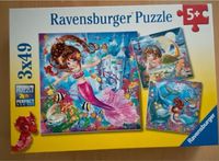 Puzzles Meerjungfrauen, 3x 49 Teile, 5+ Bayern - Markt Bibart Vorschau