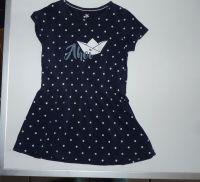 Sommer Kleid dunkelblau mit kleinen Punkten bedruckt Gr.98/104 Hessen - Ortenberg Vorschau