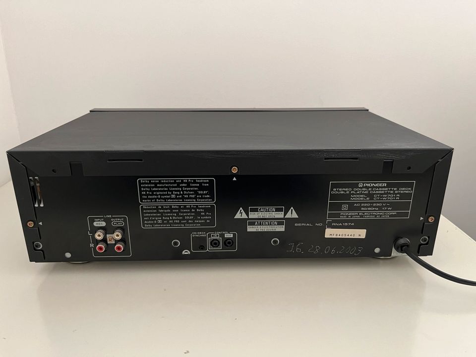 Pioneer CT-W701R Duo Kasettenrekorder und Spieler in Köln
