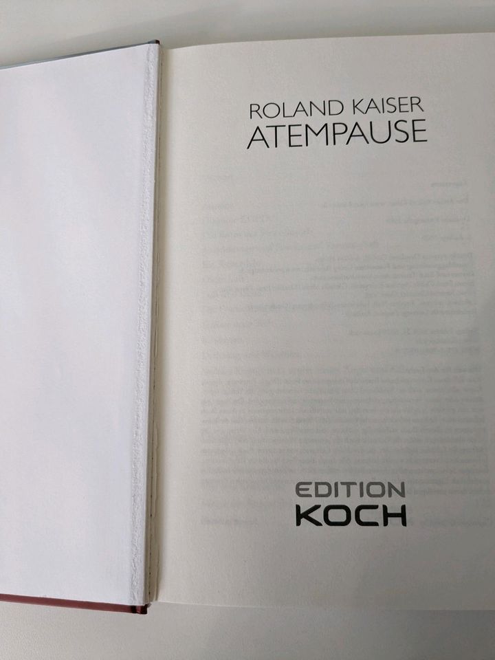 COPD Roland Kaiser Atempause Buch gebraucht in Braunschweig