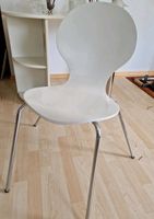 Stuhl weiß mit Metallfüßen Rheinland-Pfalz - Speicher Vorschau