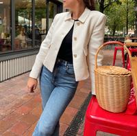 Tweed weißer Kurzblazer von Zara, Gr. L München - Schwabing-West Vorschau