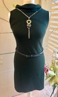 Kleid von Zero mit kleinem Gürtel, 34, grün/schwarz, top Zustand Brandenburg - Potsdam Vorschau