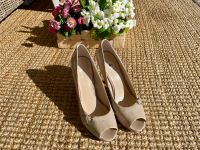 Pumps NINE WEST Gr. 39 beige nude Peep Toes kaum getragen Stuttgart - Uhlbach Vorschau