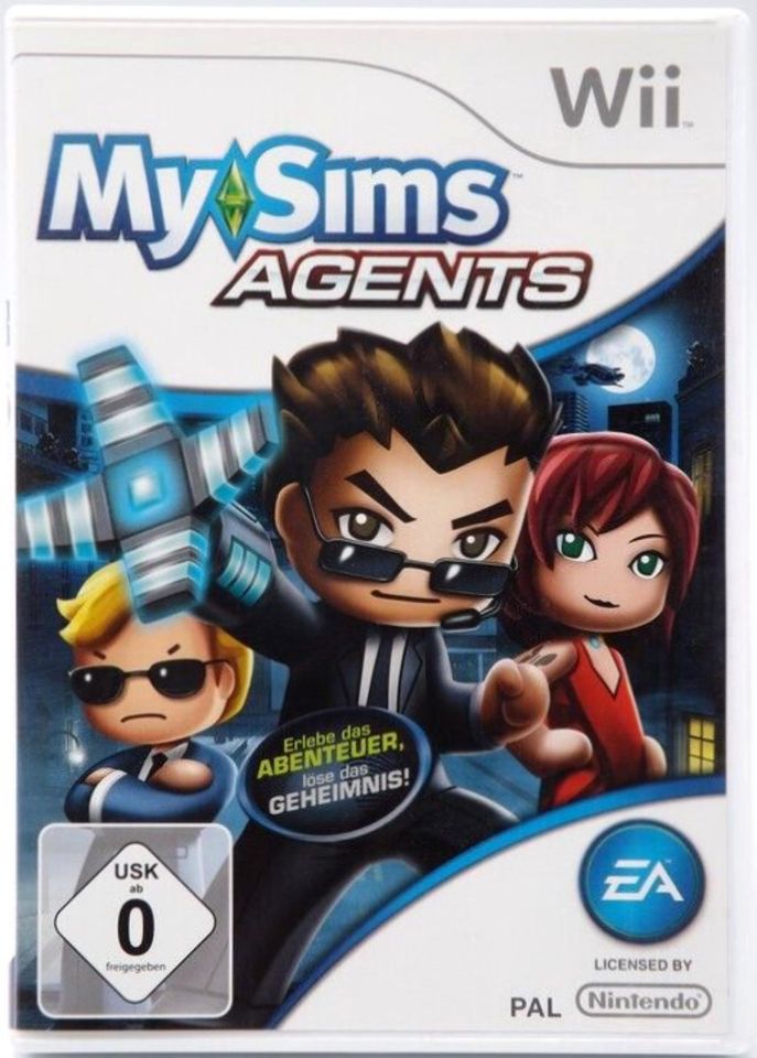 My-Sims Agents - Live-Simulation - Wii & Wii-U - TexteIn Deutsch! in Mainz