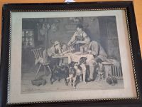 Antikes Bild von Adolf Eberle "Papas Dinner" Bayern - Oberthulba Vorschau