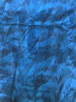 Stoff Seide blau schwarz gemustert glänzend Bayern - Weisham Vorschau