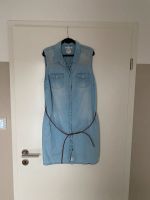 Pepe Jeans L Jeanskleid Kleid Boho blau Stickerei Kragen Gürtel Niedersachsen - Bockhorn Vorschau