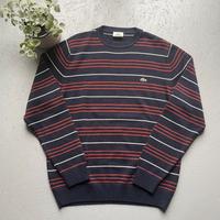 Vintage Lacoste Pullover Sweater gestreift M rot schwarz Berlin - Neukölln Vorschau