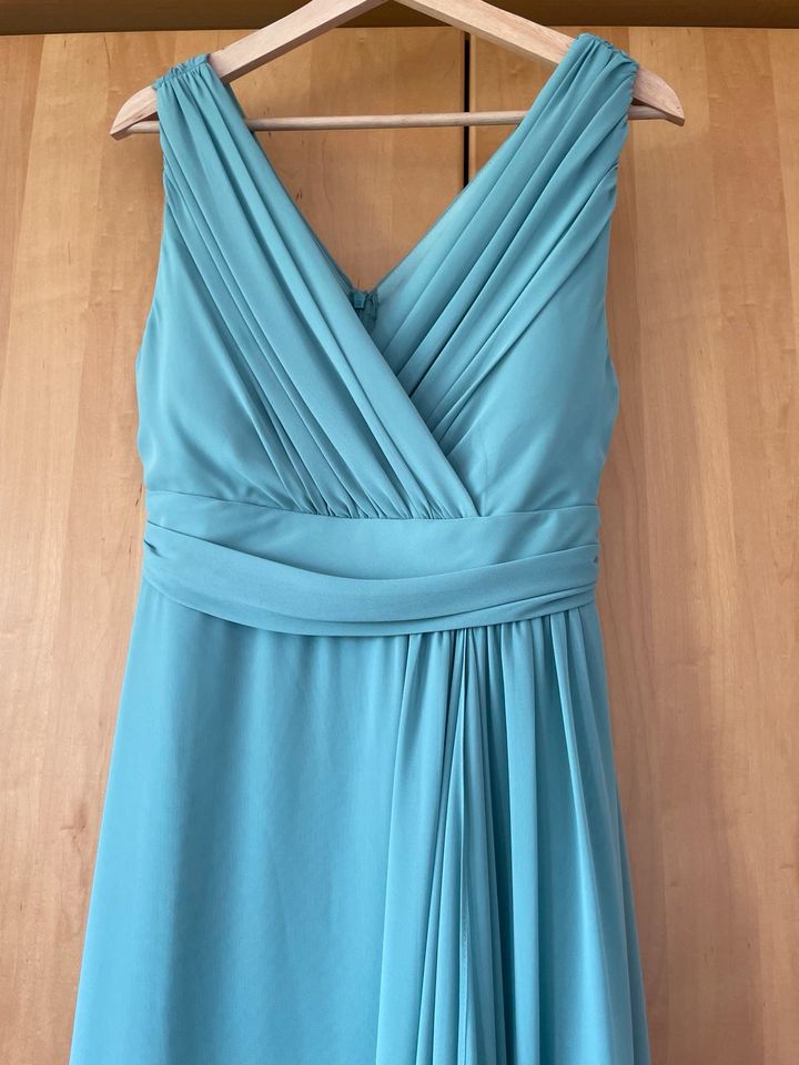 Marie Lund Abendkleid Brautjungfernkleid lang Mint / Blau-Grpn in Leipzig