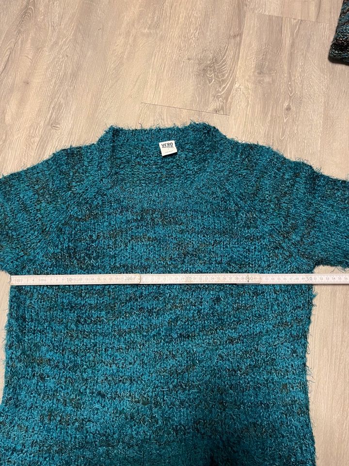 4er Set Pullis Winterpullover Strickpulli Türkis petrol M in Saarbrücken