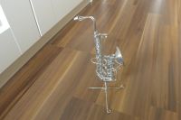 Saxophon Saxofon Deko Metall silber Musik, 23 cm Östliche Vorstadt - Steintor  Vorschau