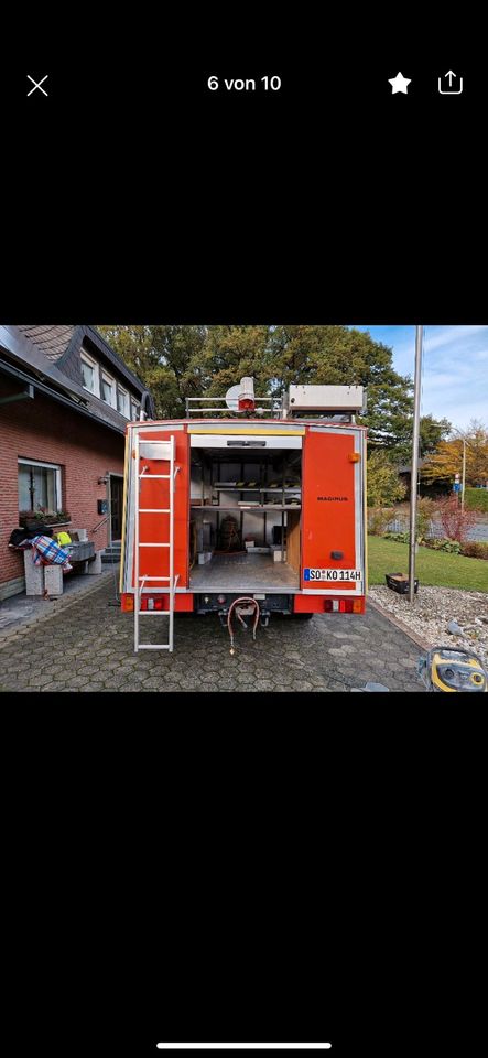 Feuerwehrauto Oldtimer in Marienheide