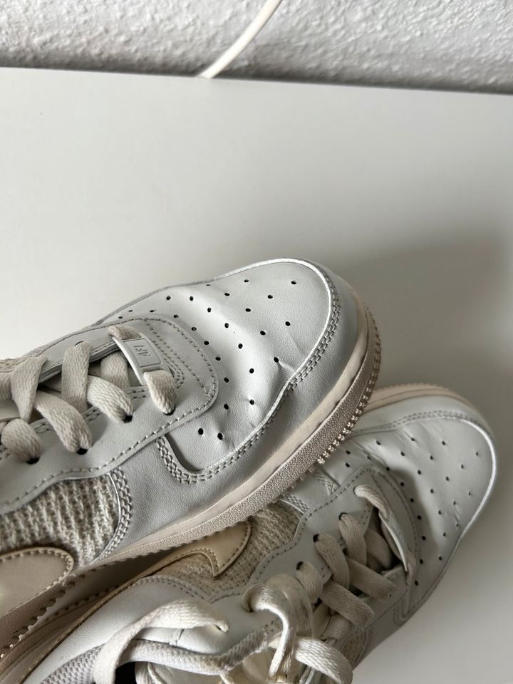 Nike Air Force 1 ’07 Cross Stitch White Fossil Damen 40 in Essen