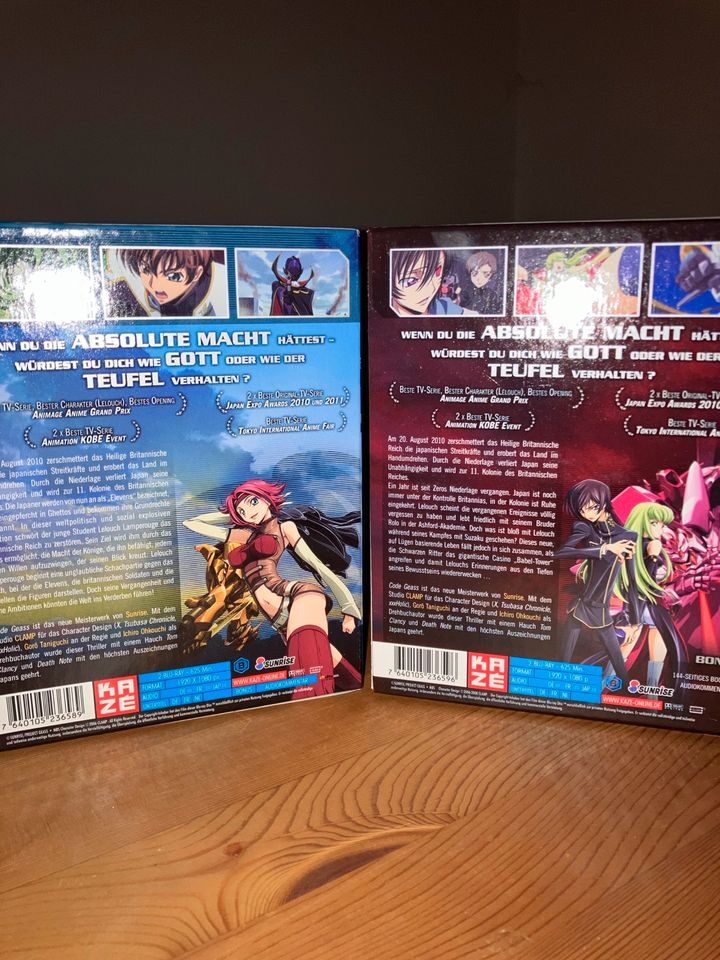 Code Geass Komplett Blu Ray Anime in Ganderkesee