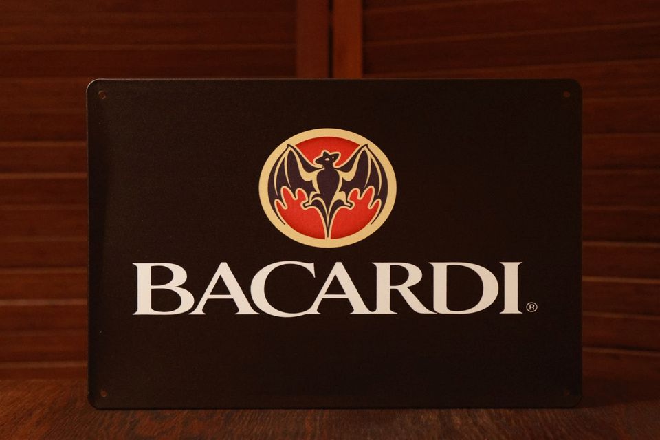Bacardi - Wand Blechschild 20x30cm Metall | Bar Geschenk in Wöllstadt