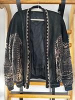 Vintage Navajo Lederjacke mit Strick Niedersachsen - Wangerland Vorschau
