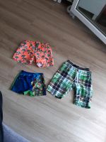 2 x Badehosen Gr. 110/116 Shorts H&M Ninja Turtles Orange Palmen Essen-West - Frohnhausen Vorschau