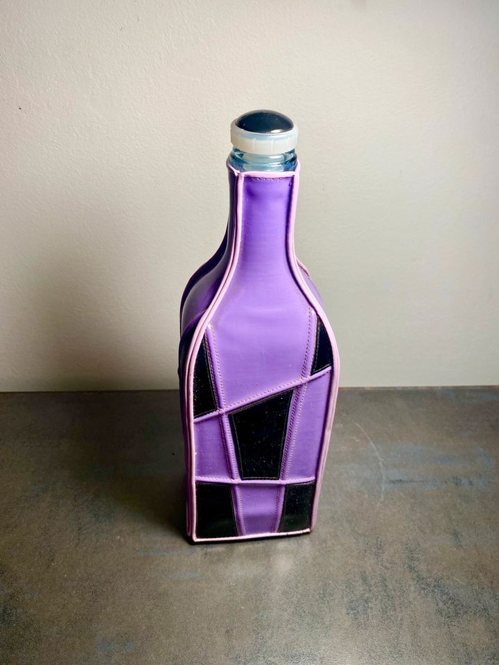 Space Age Vase / Flasche aus Vinyl 60er 70eg mid century in Köln