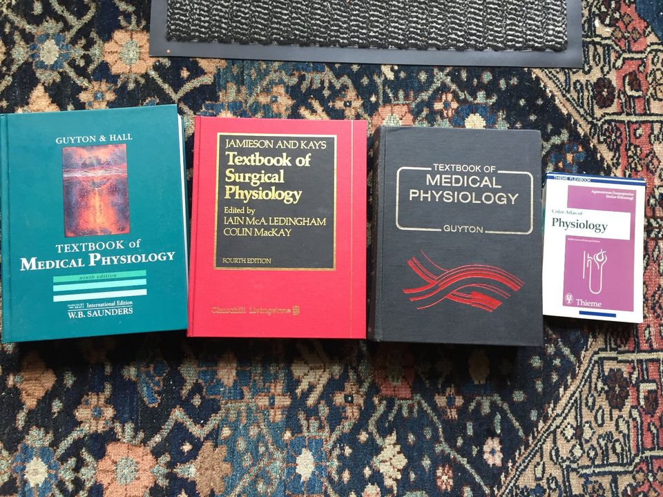 4 Fachbücher Medizin - Physiologie in Volkenschwand