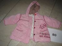 Winterjacke 80 Mädchen rosa warm Kord Cord Rosen Hund It smells Hessen - Hüttenberg Vorschau