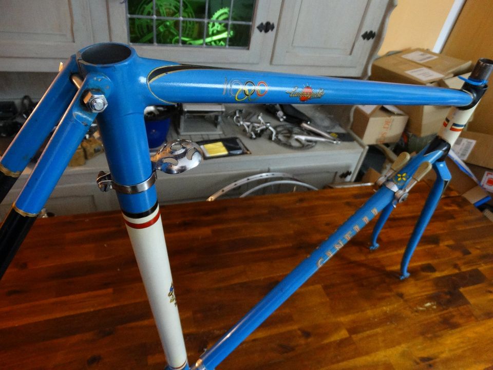 Cinelli Supercorsa Rennrad Rahmen (1950er)-Unikat-58cm-RN:1278 in Bayerisch Gmain