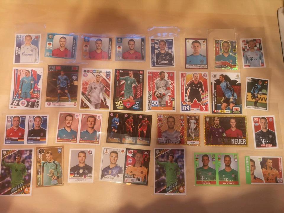 Manuel Neuer Sticker Panini WM, EM, Champions League, Bundesliga in Buchloe