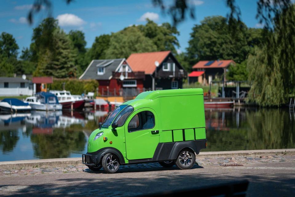 Kabinenroller Elektro E-MAX ,Elektroauto Miniauto 45 km/h Kastenwagen in Dürnau