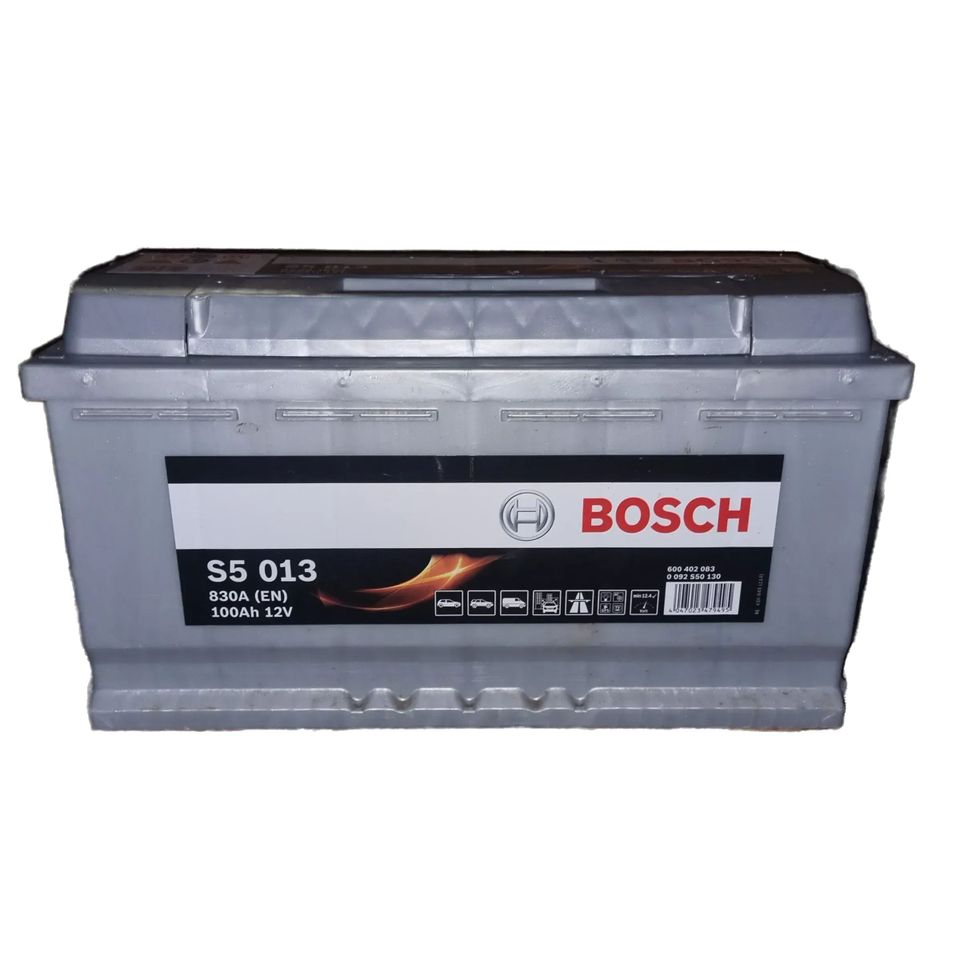 BOSCH 0 092 S50 130 S5 Bleiakku Starterbatterie 12V 100Ah 830A in