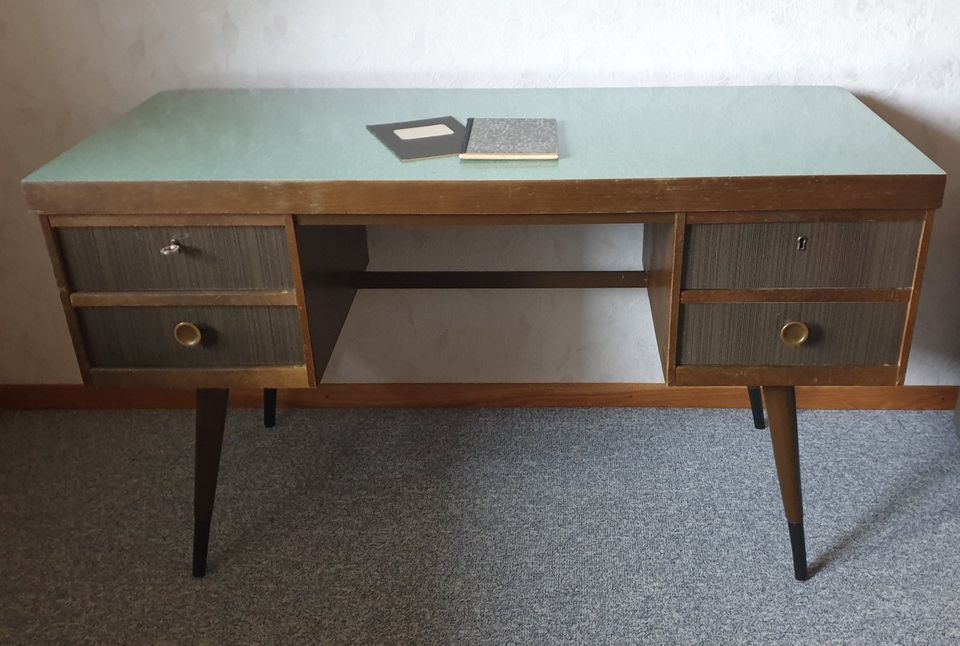 Mid century Schreibtisch • Resopal • Ekawerk • vintage in Hohenwestedt