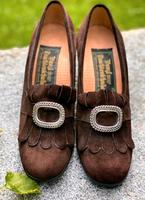 Trachtenschuhe Damen Gr. 39 Leder in Bayern - Wartenberg Vorschau