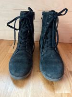 Schwarze Wildleder-Schnürstiefel von Ricosta Gr. 37 Hessen - Nidderau Vorschau