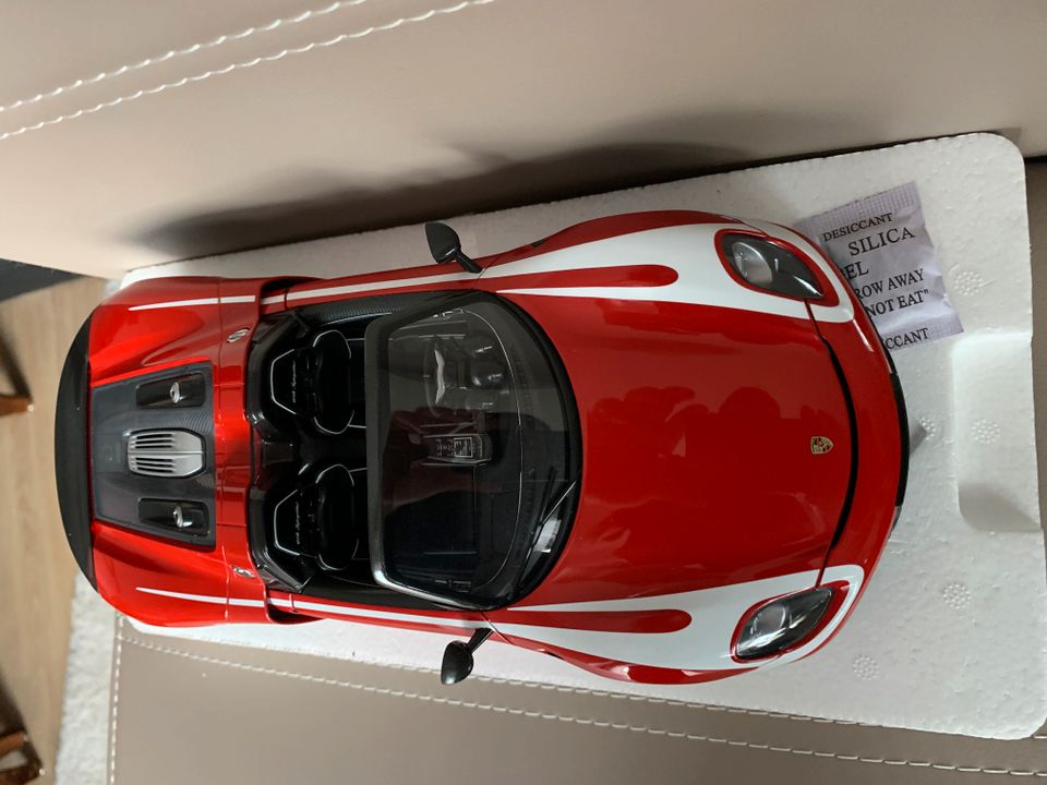 Modellauto 1:18 Minichamps Porsche 918 Spyder OVP in Bad Säckingen